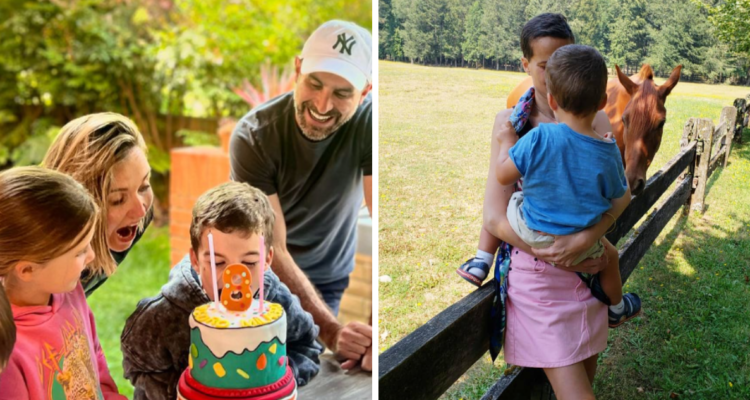 Pedro Milagros, hijo de la fallecida periodista Javiera Suárez y el médico Cristian Arriagada, cumplió 8 años.