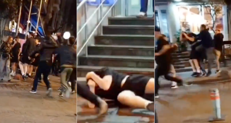 Ultras de Fenerbahce agredieron a hinchas del Manchester United en previa de Europa League.