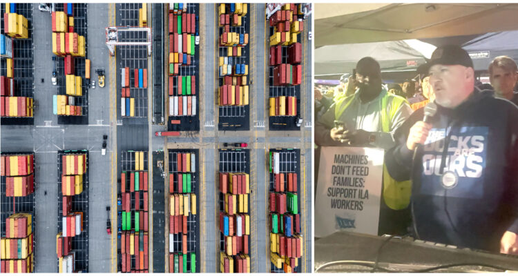 Huelga histórica en EEUU: 45 mil estibadores paralizan puertos estratégicos para comercio y suministro