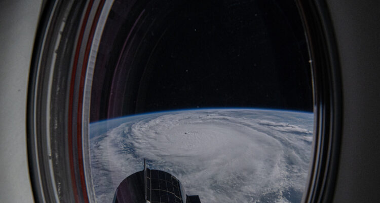 Huracán Milton desde el espacio