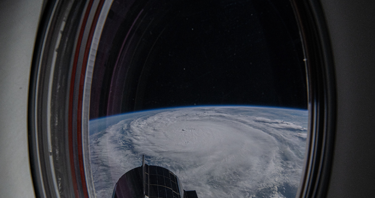 Huracán Milton desde el espacio