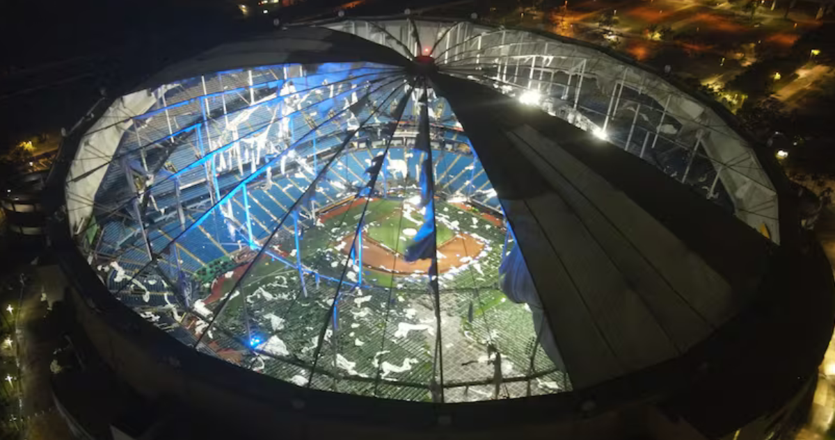 Vista aérea del Tropicana Field