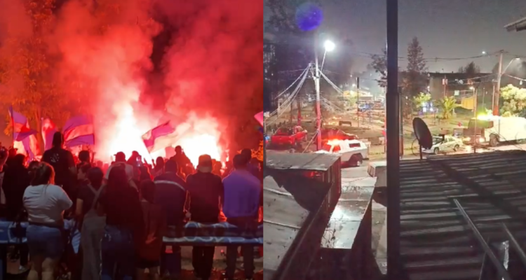 Fuegos artificiales y disparos: la violenta previa al funeral de 