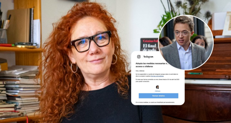 Instagram cierra y reabre cuenta de periodista española tras testimonio clave en renuncia de Errejón