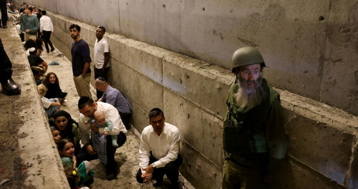 Las sirenas de alarma hicieron que el 2 de octubre civiles en todo Israel tuvieran que protegerse 