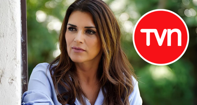Ivette Vergara y logo de TVN en referencia a sus descargos post salida del canal