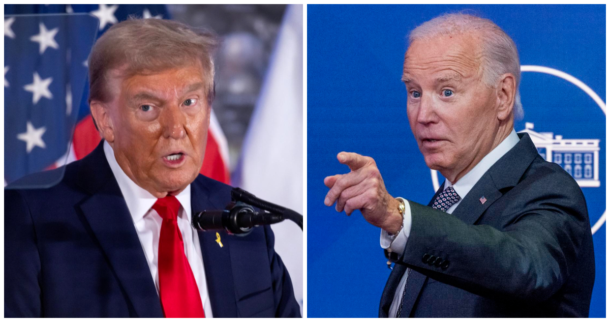 Donald Trump y Joe Biden