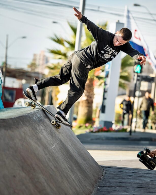 Jorge Salgado, el 'Duende', leyenda del skate penquista