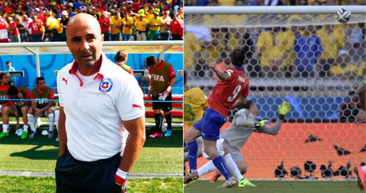 Jorge Sampaoli recuerda con nostalgia la derrota de Chile ante Brasil.