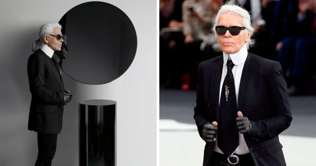 Karl Lagerfeld: histórico diseñador polifacético, cuya familia estuvo relacionada con los nazis.