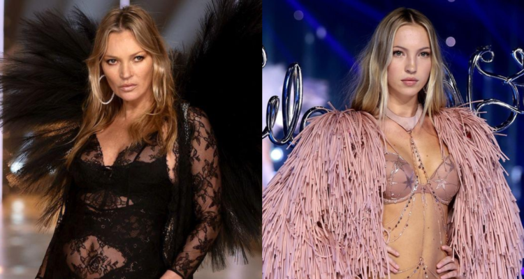 Kate Moss y su hija Lila Moss en referencia a debut en la pasarela