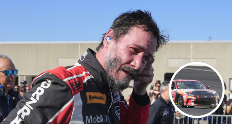 El famoso actor, Keanu Reevesm, perdió el control de su auto, durante su debut como piloto en una carrera profesional en el Indianápolis Motor Speedway.