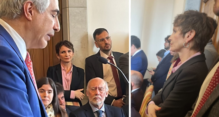 La molestia de Tohá tras ser “olvidada” en el homenaje a mártires de Carabineros en el Senado