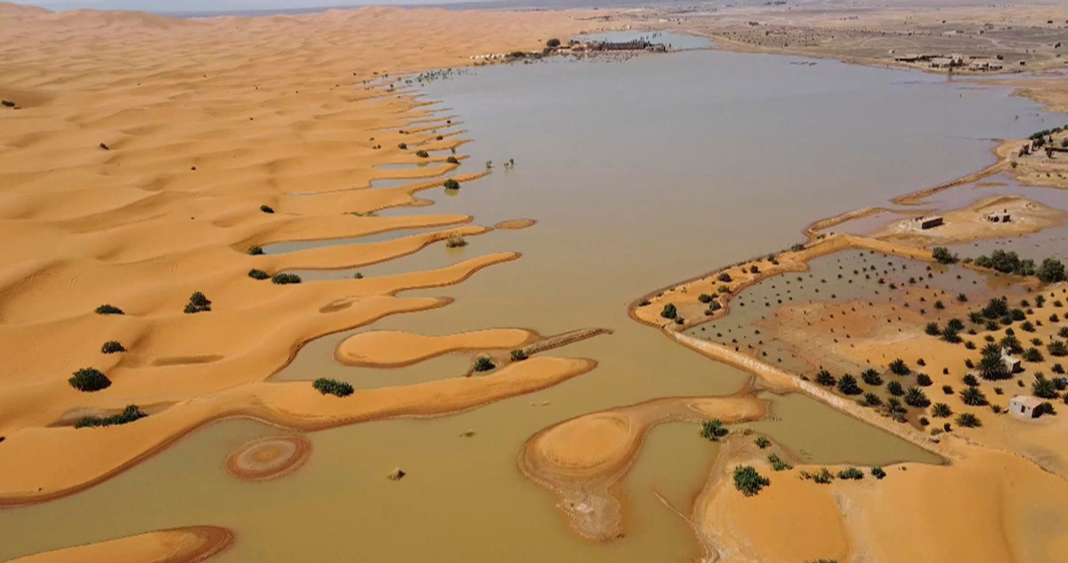 Lago en Marruecos