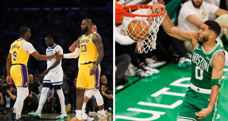 Victorias de Los Angeles Lakers y Boston Celtics marcan inicio de la temporada 2024-25 de la NBA