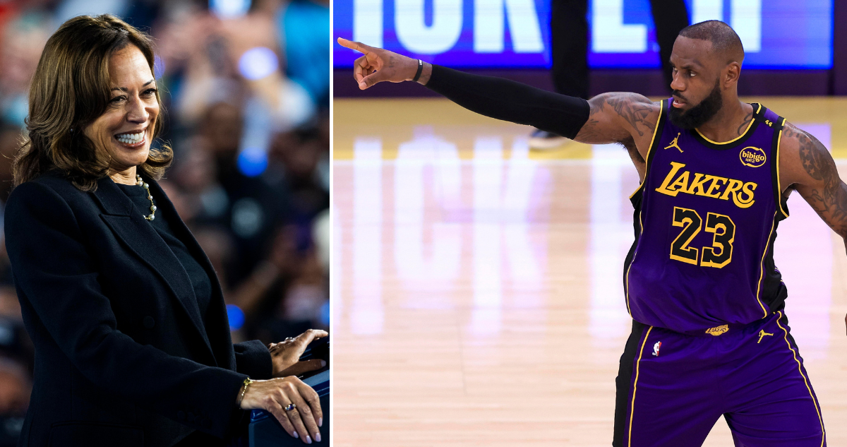 A cinco días de la elección: LeBron James llama a votar por Kamala Harris para presidenta de EEUU