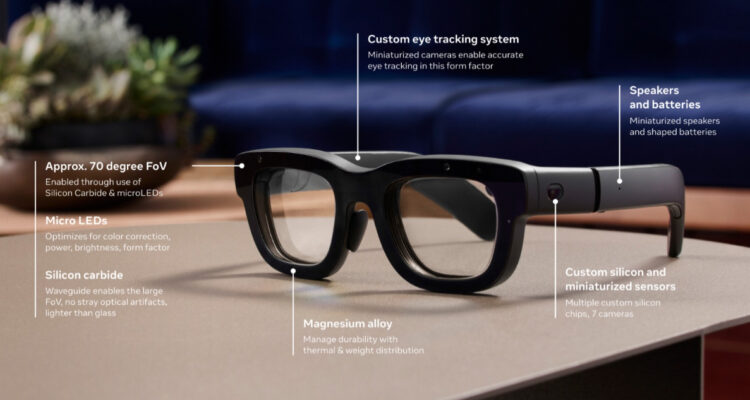 Lentes de realidad aumentada de Meta