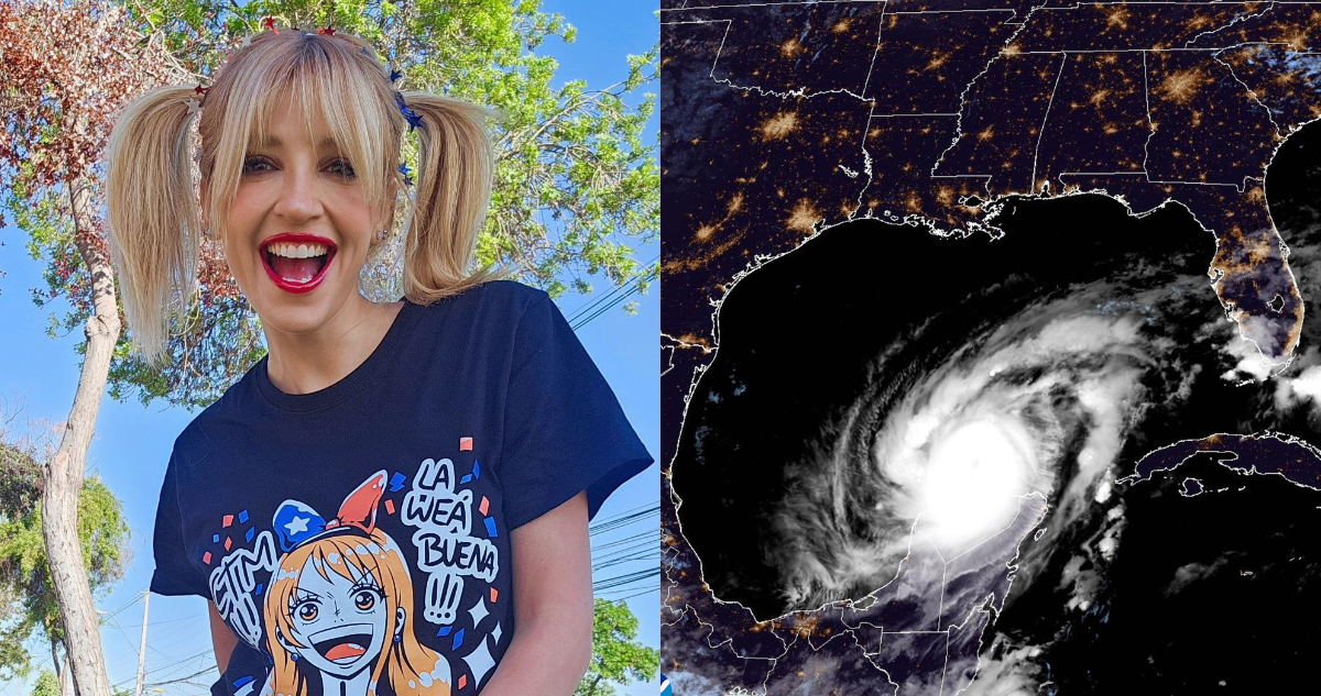 Periodista Lorena Miki en referencia a problemas que enfrenta por huracán Milton en Florida, EE.UU durante sus vacaciones