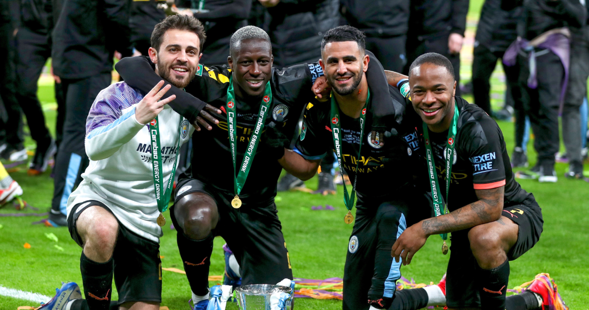Manchester City Mahrez Mendy Sterling
