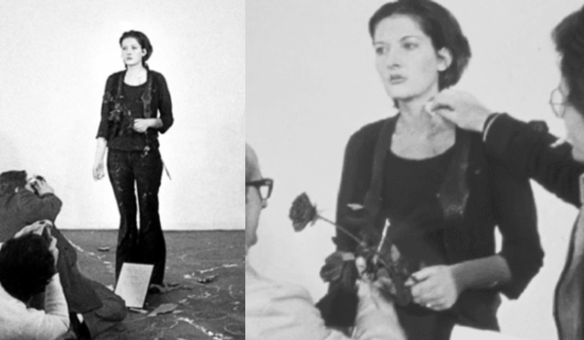 Performance 'Ritmo 0' de Marina Abramovic