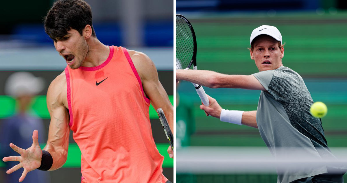 Alcaraz quedó eliminado y Sinner avanzó a semifinales del Masters de Shanghái.