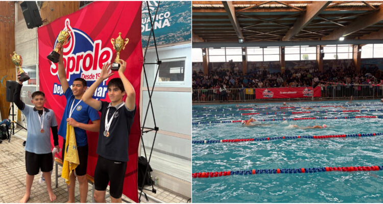 Con 180 participantes: conoce los mejores rendimientos en Torneo Interescolar de Natación Soprole