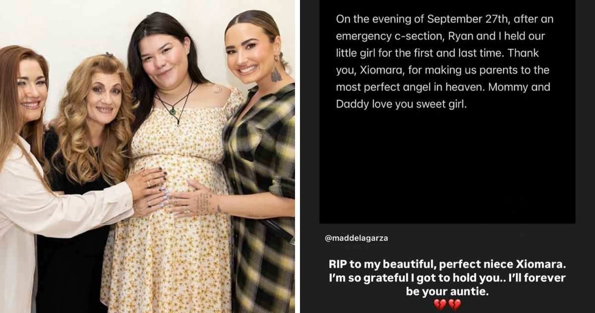 Durante la jornada, se dio a conocer la noticia del fallecimiento de la sobrina de la cantante, Demi Lovato, tras una compleja cesárea de emergencia de su hermana, la actriz, Madison de la Garza.