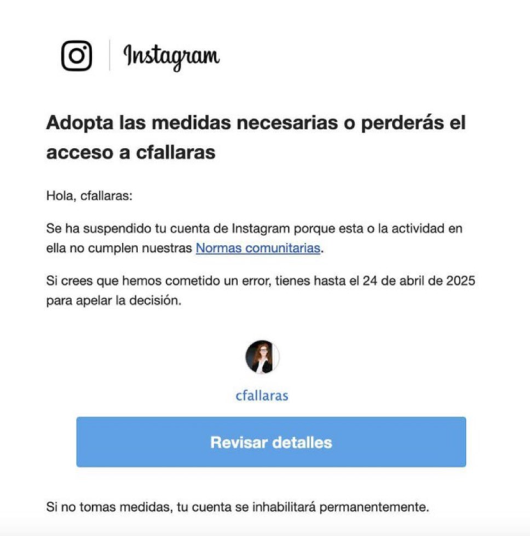 cuenta instagram christina farellón