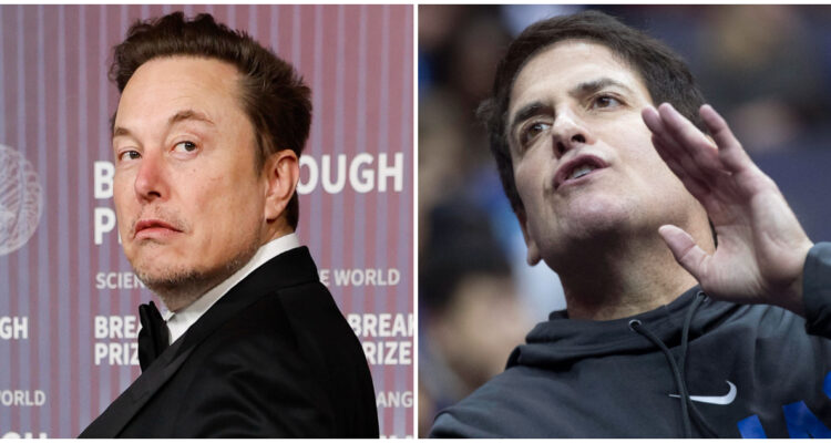 “Duelo” entre dos de los hombres más ricos del mundo: Elon Musk respalda a Trump y Mark Cuban a Harris