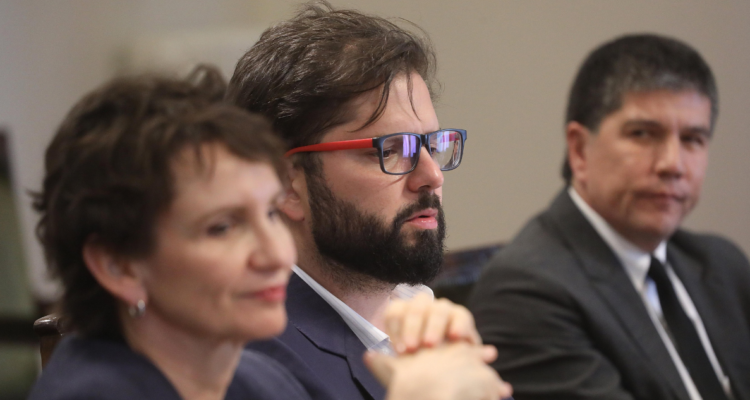 Tohá, Boric y Monsalve