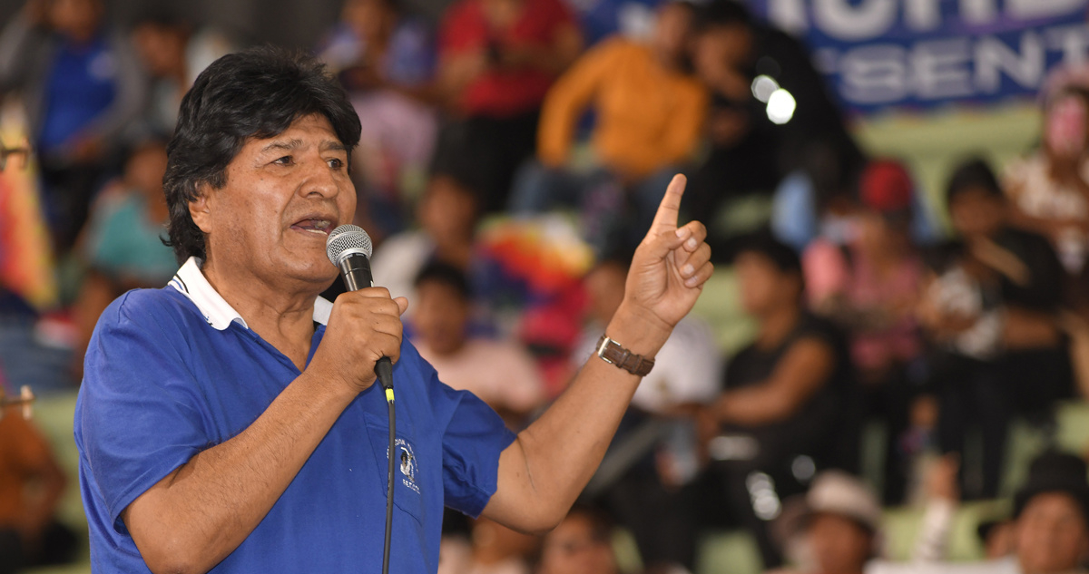 Evo Morales amenaza con bloquear Bolivia si la Fiscalía lo captura