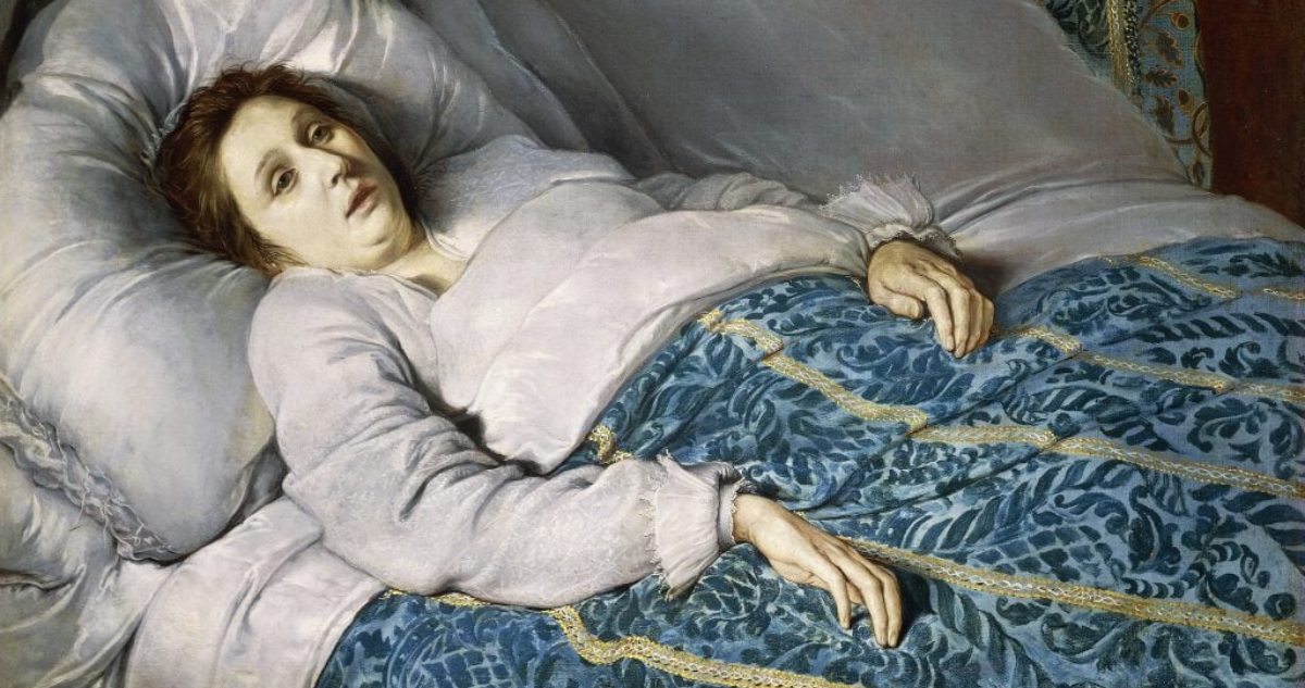 Pintura ‘Young Woman on her Deathbed’, para ilustrar la encefalitis letárgica