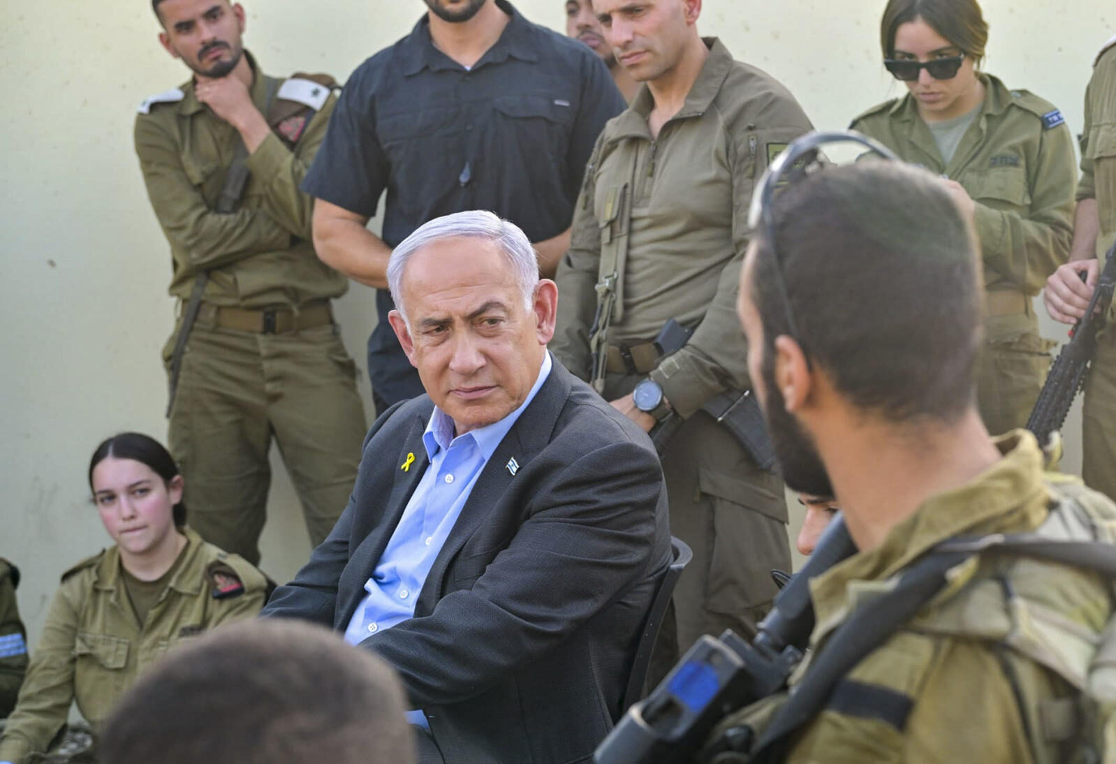 Benjamín Netanyahu, visita este lunes la base militar de Golani,