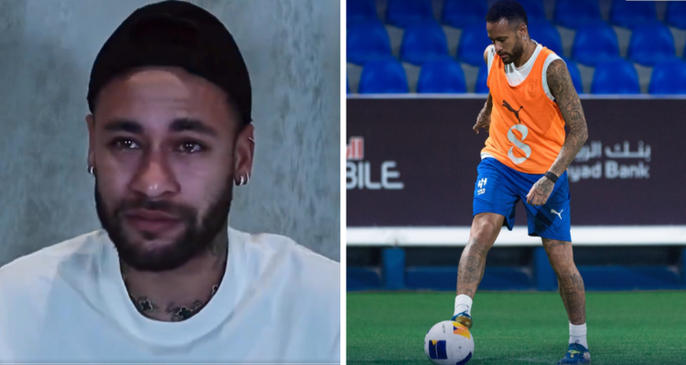 Desolador llanto de Neymar al recordar lesión que lo tiene hace un año sin jugar: “Es un sufrimiento”