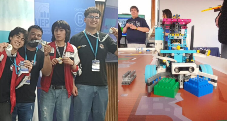 Estudiantes chilenos que irán a las Olimpiadas Mundiales de Robots