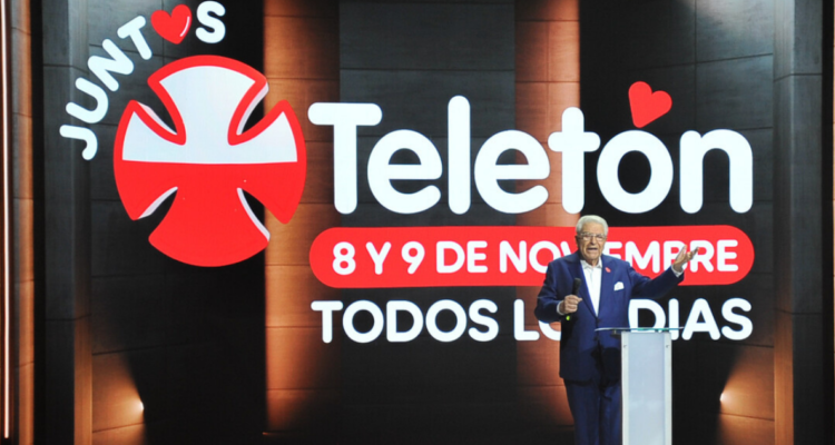 Fotografía del lanzamiento de Teletón 2024 en referencia a parrilla