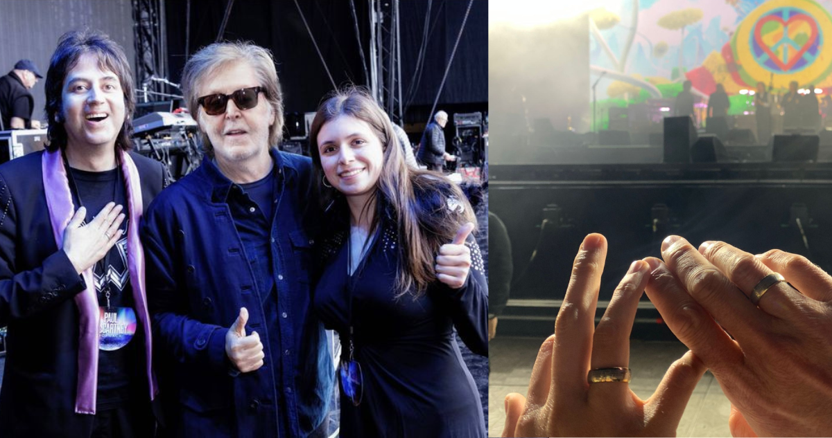 “Fuimos muy afortunados”: Paul McCartney “bendijo” a pareja chilena para casarse antes de su concierto
