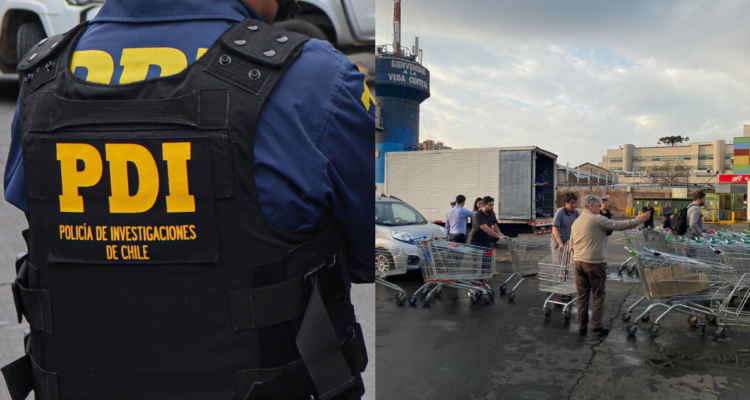 PDI recupera 347 carros de supermercado en la Vega Central: el decomiso se avalúa en $22 millones