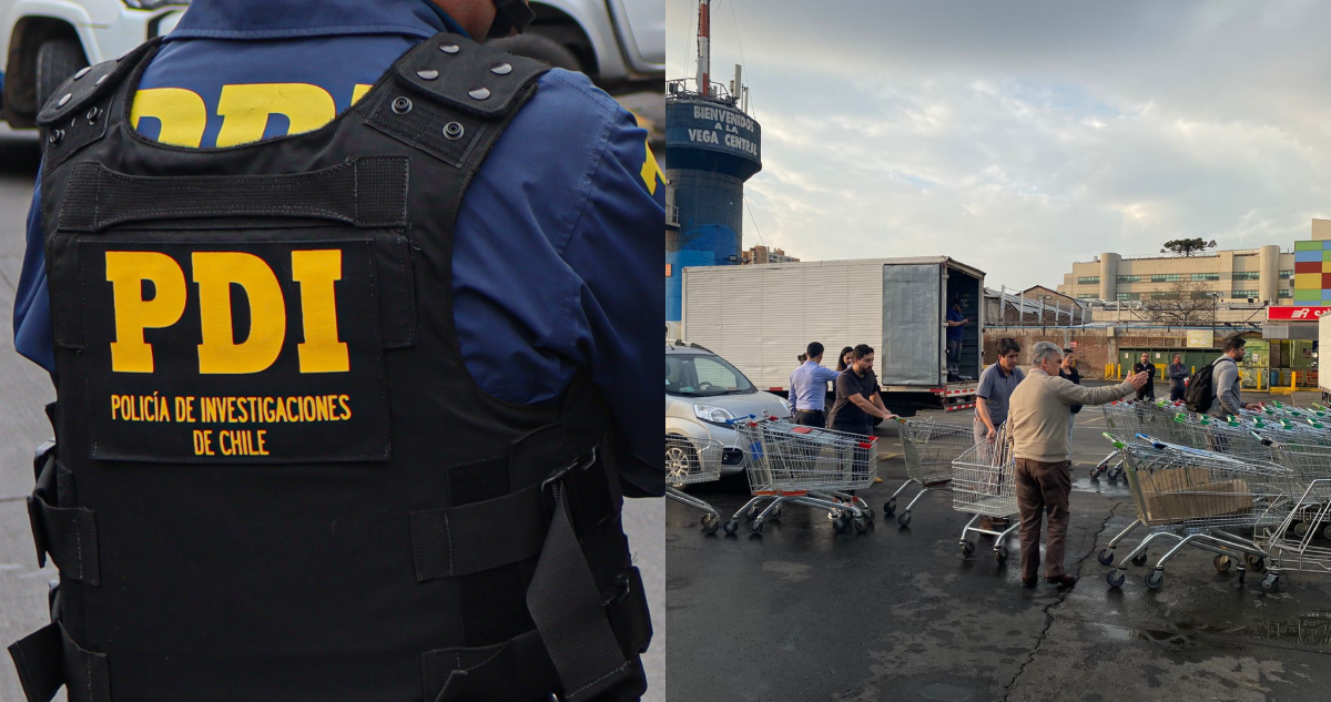 PDI recupera 347 carros de supermercado en la Vega Central: el decomiso se avalúa en $22 millones