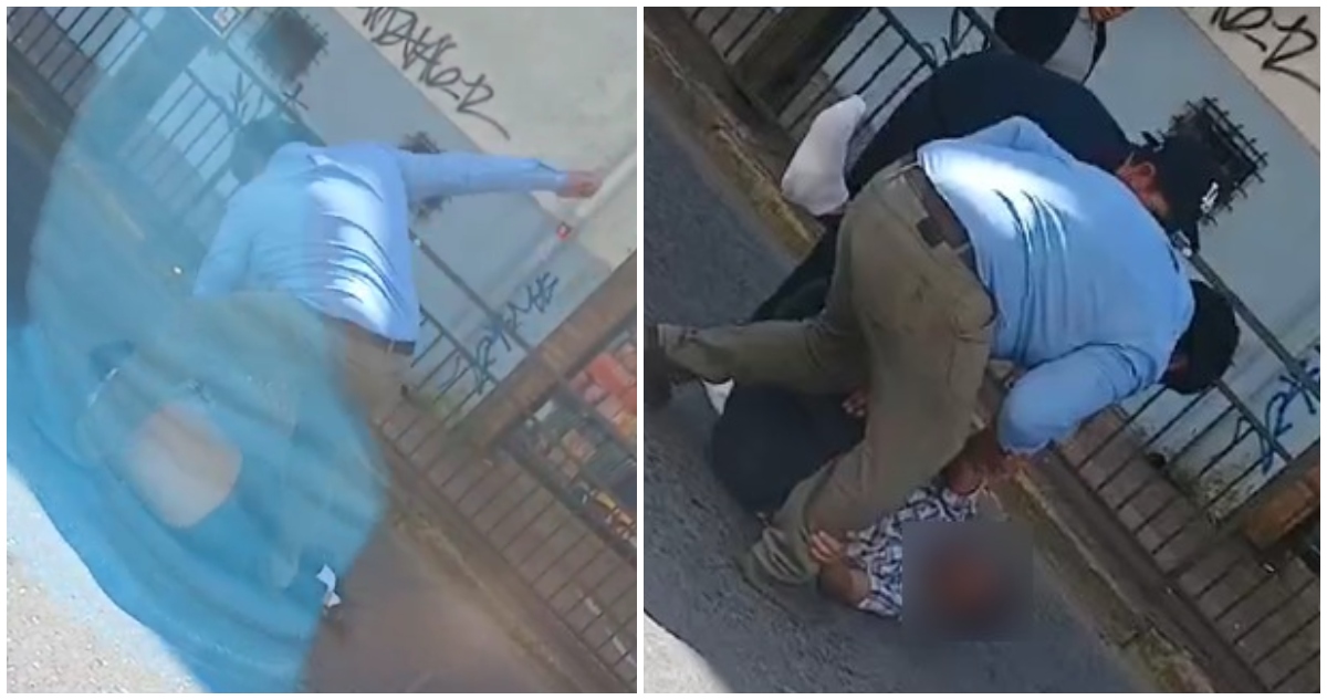 Pelea de microbuseros en Puerto Montt