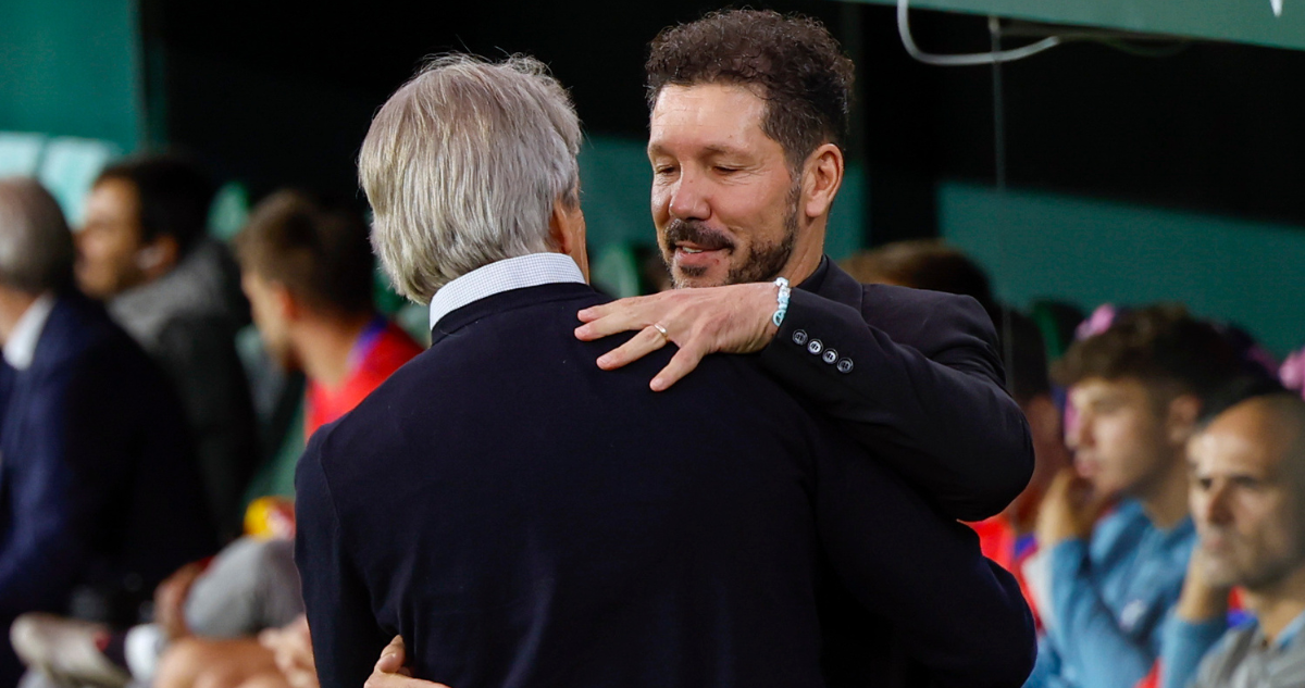 Manuel Pellegrini eufórico con el partidazo del Betis y la victoria ante Simeone.