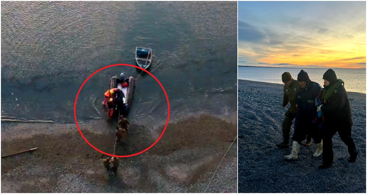 Pescador sobrevive aferrado a algas tras perderse en el mar en Magallanes: dron térmico lo ubicó