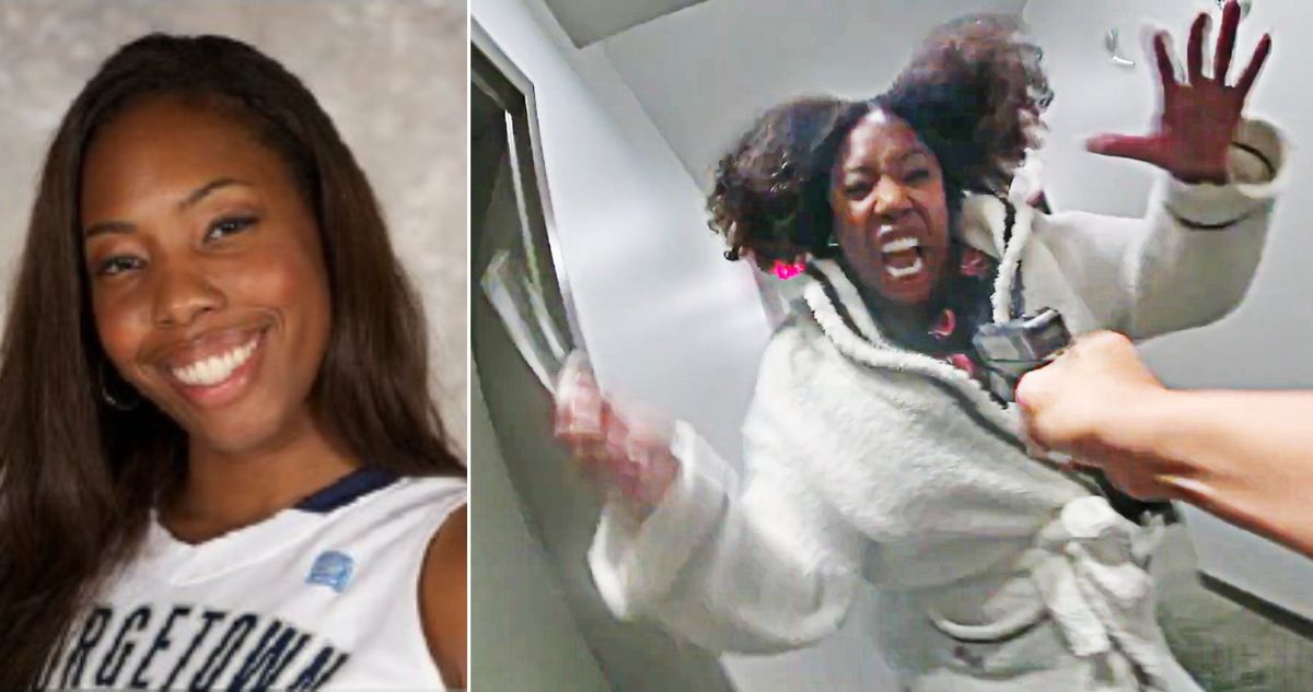 La exbasquetbolista Sydney Wilson acabó muerta a los tiros tras atacar con un cuchillo a policía en EEUU