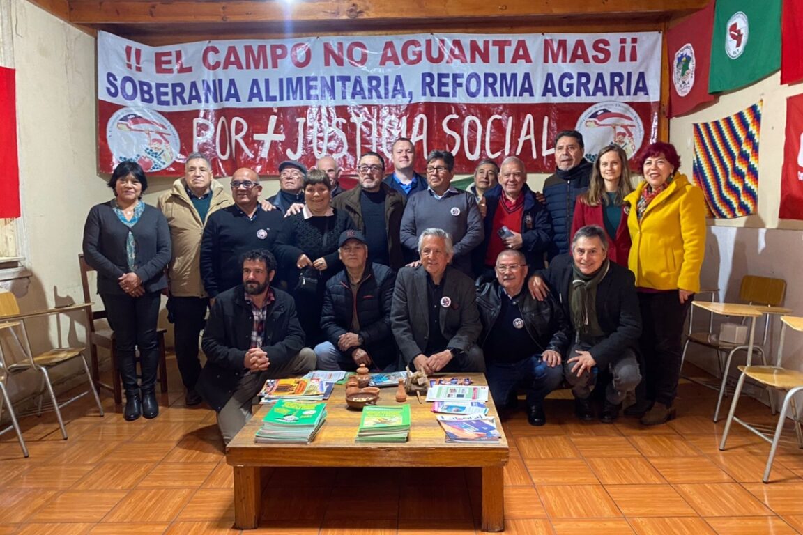 Reunión de los campesinos chilenos de la URSS