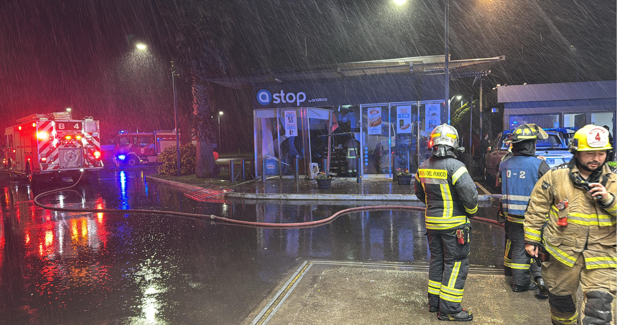 Roban cajero automático en ruta que une Penco y Concepción: Bomberos acudió por saturación de gas