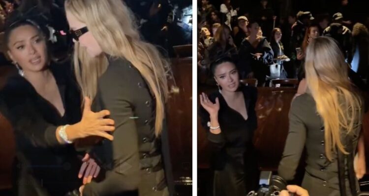 El incómodo momento entre Salma Hayek junto a Nicole Kidman en el desfile de la moda Paris Fashion Week 2024