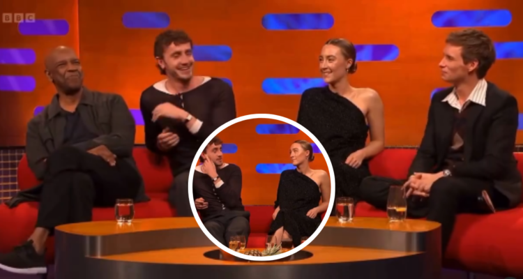 Saorise Ronan y Paul Mescal en Graham Norton Show