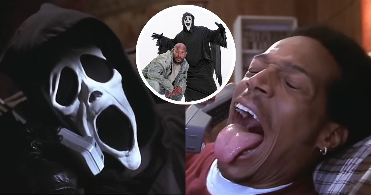Capturas de la cinta Scary Movie con la recordada escena “wazup” en referencia a retorno de la película tras 18 años