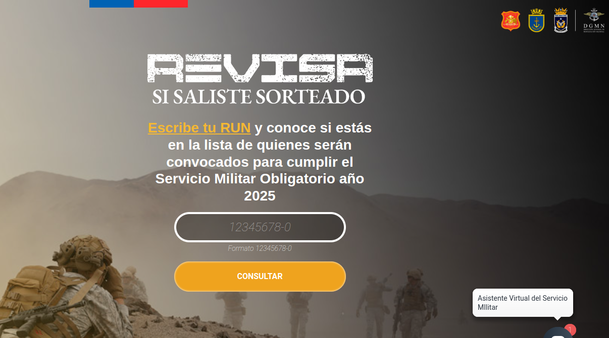 Cómo revisar con tu RUT si fuiste llamado al servicio militar 2025 y cómo excusarte si no quieres hacerlo