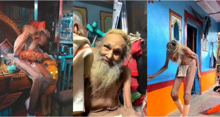 Siyaram Baba, el hombre que dice tener 188 años.